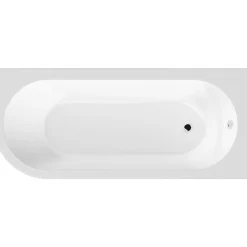 Erin Modern Shower Bath Suite with 1700mm J Shaped Bath & Rimless Toilet
