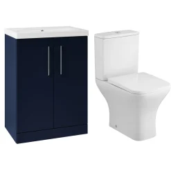 Erin Rimless Toilet & Vanity Unit Bathroom Set