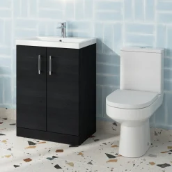 Erin Rimless Toilet & Vanity Unit Bathroom Suite