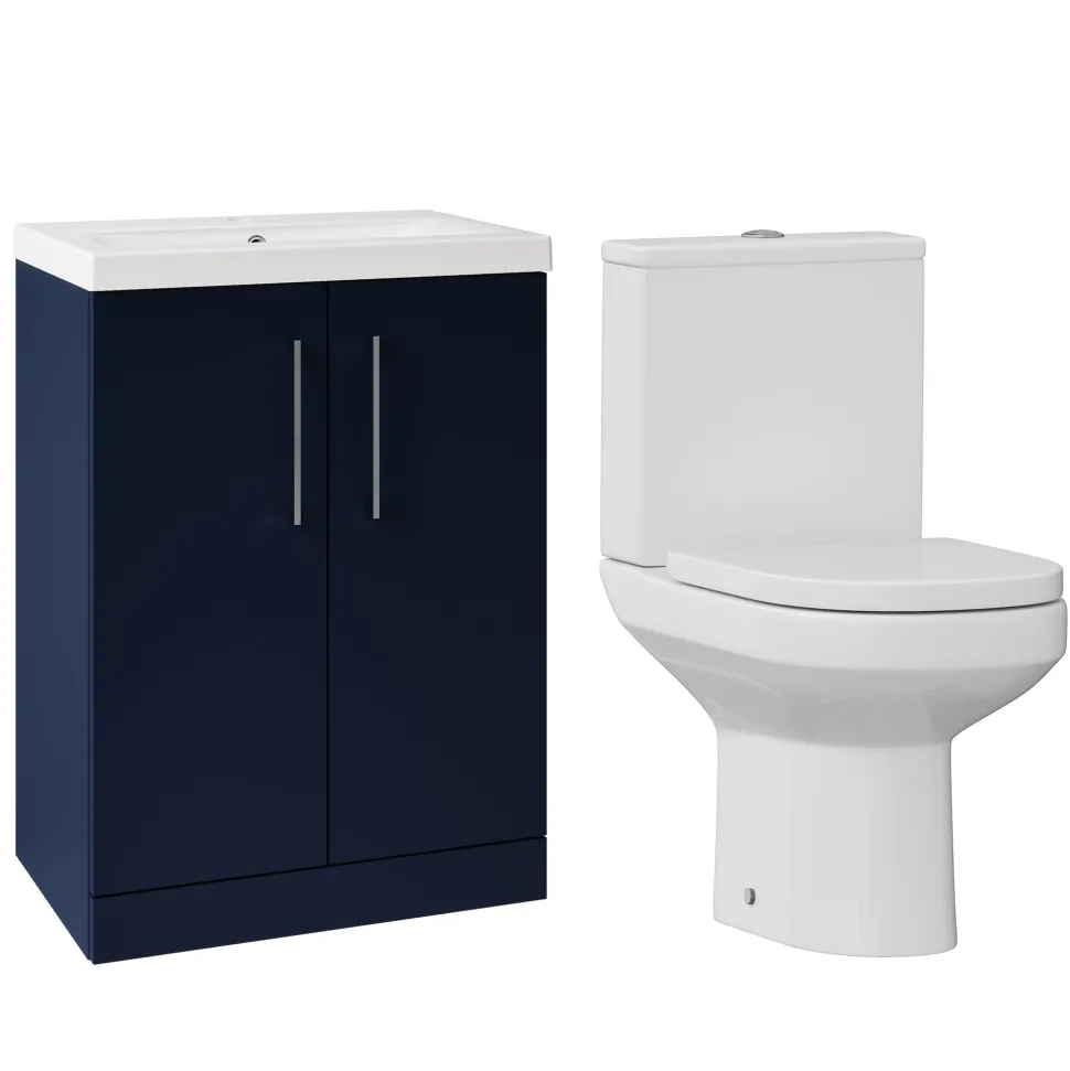 Erin Rimless Toilet & Vanity Unit Bathroom Suite