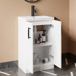 Erin Rimless Toilet & Vanity Unit Bathroom Suite Set
