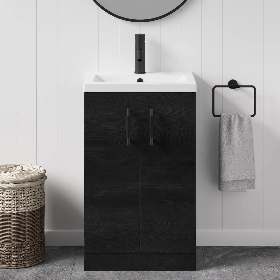 Erin Rimless Toilet & Vanity Unit Bathroom Suite Set