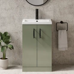 Erin Rimless Toilet & Vanity Unit Bathroom Suite Set
