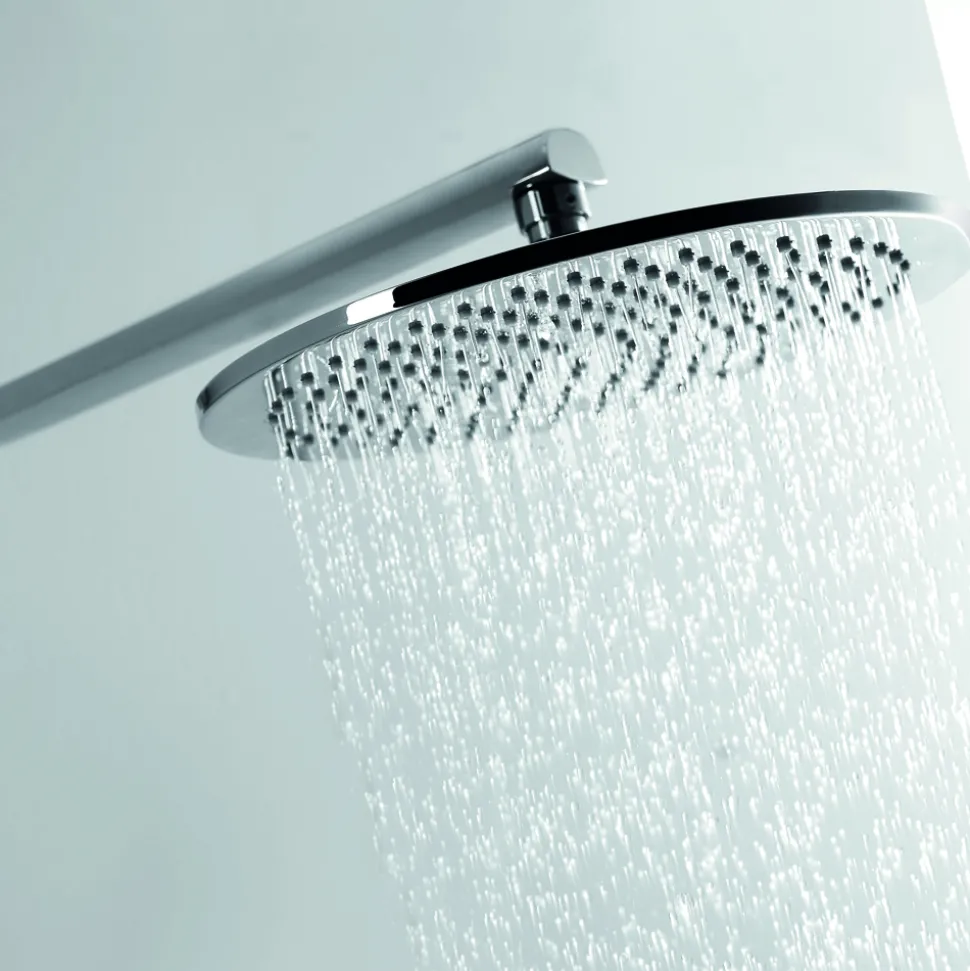 Flova Allore Thermostatic Shower Column with Handset, Body Jets & Overhead Shower