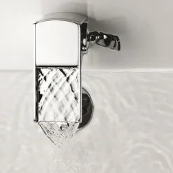 Flova Cascade Waterfall Mono Basin Mixer with Clicker Waste