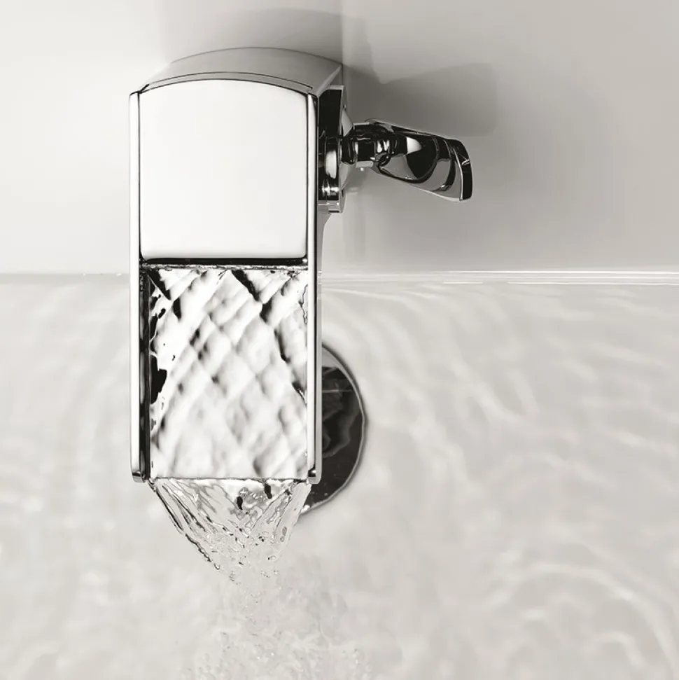 Flova Cascade Waterfall Mono Basin Mixer with Clicker Waste