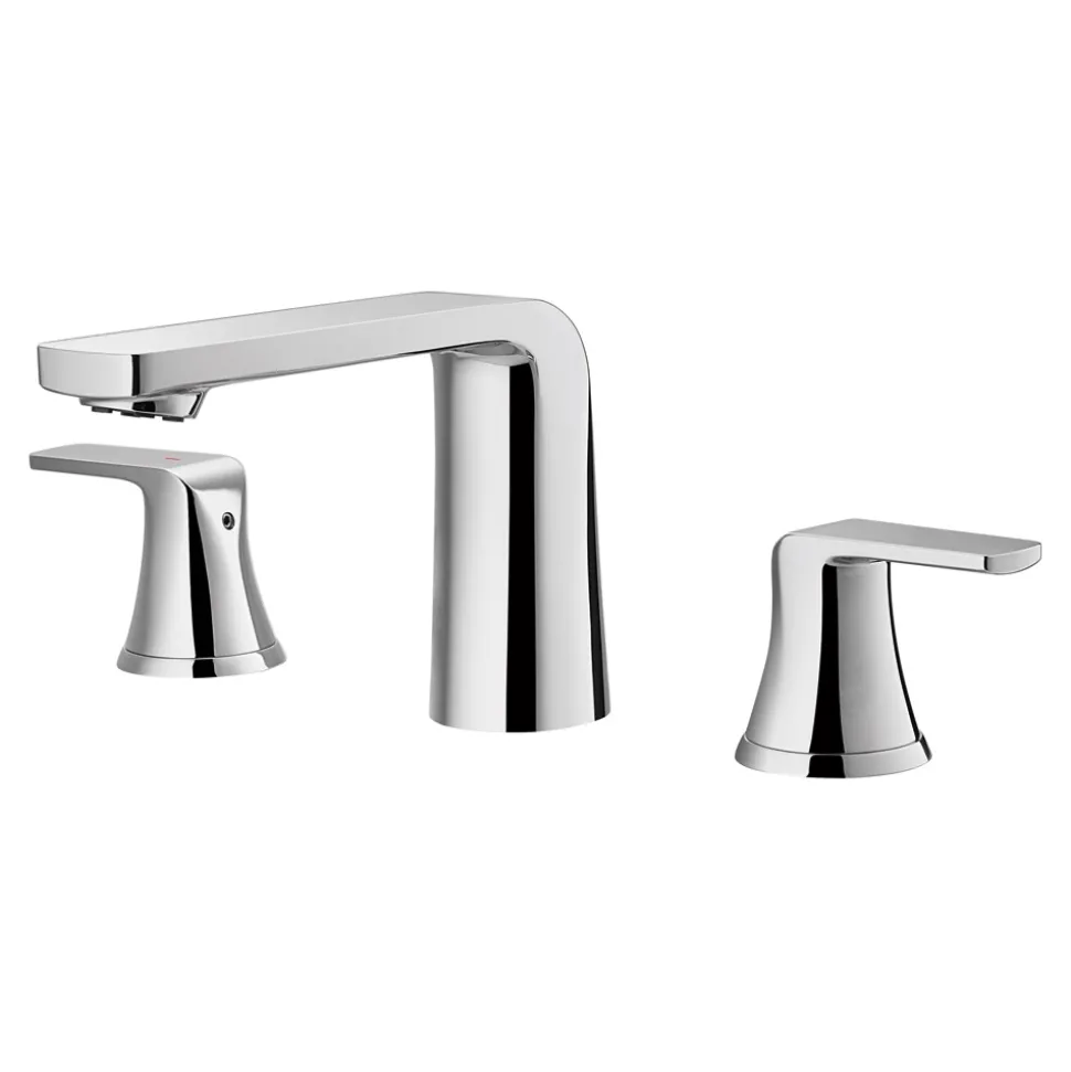 Flova Fusion 3 Hole Basin Mixer with Clicker Waste