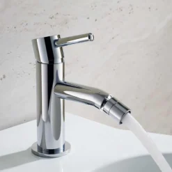 Flova Levo Mono Bidet Mixer with Clicker Waste