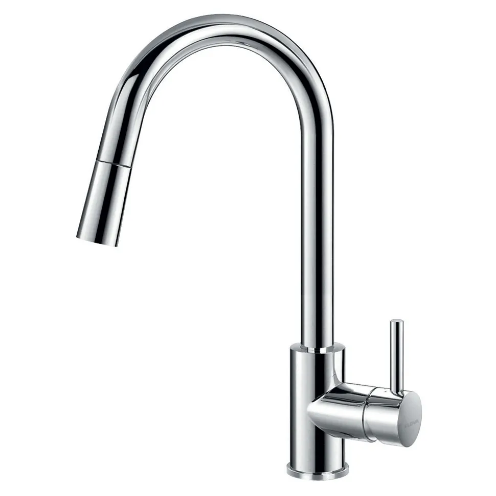 Flova Levo Single Lever Mono Kitchen Mixer with Pull-Out Spray