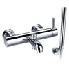 Flova Levo Wall Mounted Single Lever Bath Shower Mixer with Handset Kit