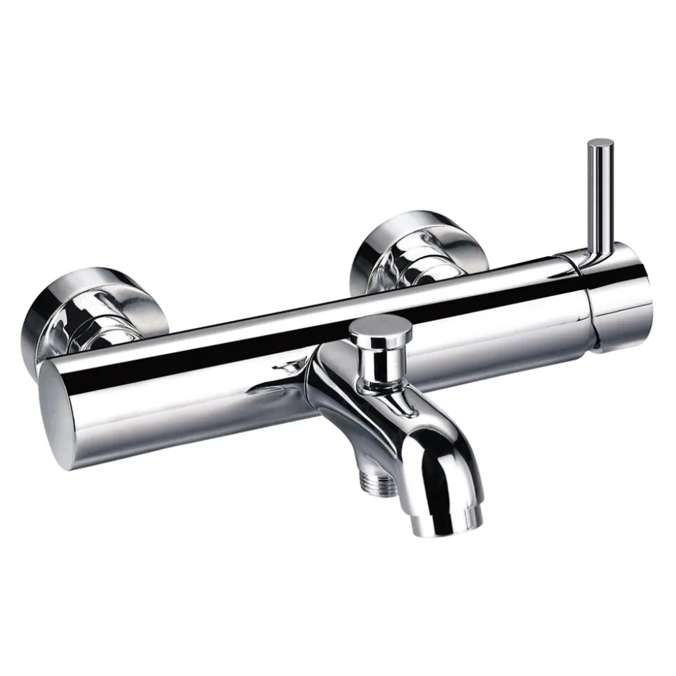 Flova Levo Wall Mounted Single Lever Bath Shower Mixer with Handset Kit