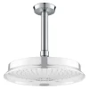 Flova Liberty 120mm Ceiling Mounted Shower Arm - Chrome
