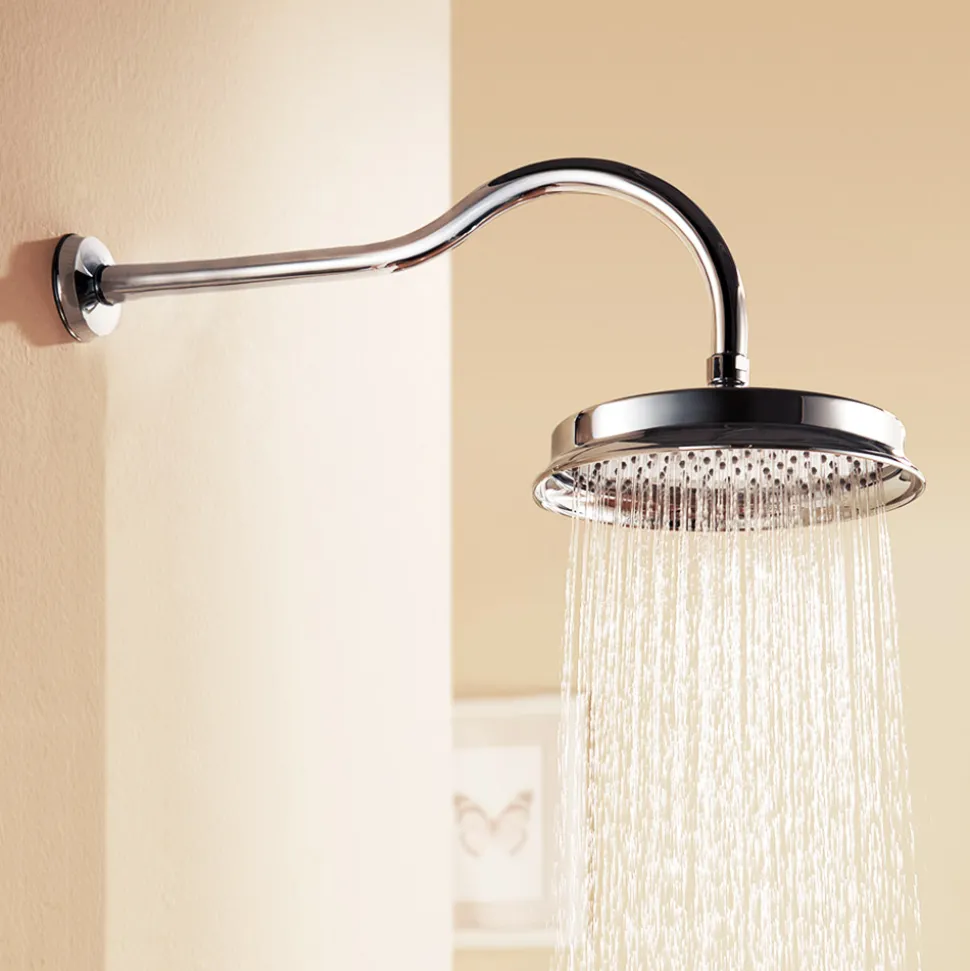 Flova Liberty 400mm Wall Mounted Shower Arm - Chrome