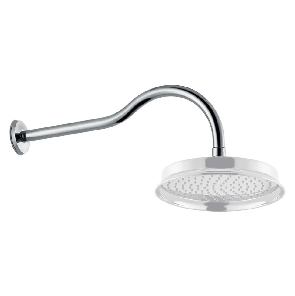 Flova Liberty 400mm Wall Mounted Shower Arm - Chrome