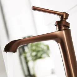Flova Liberty Mono Basin Mixer with Clicker Waste - Oil Rubbed Bronze