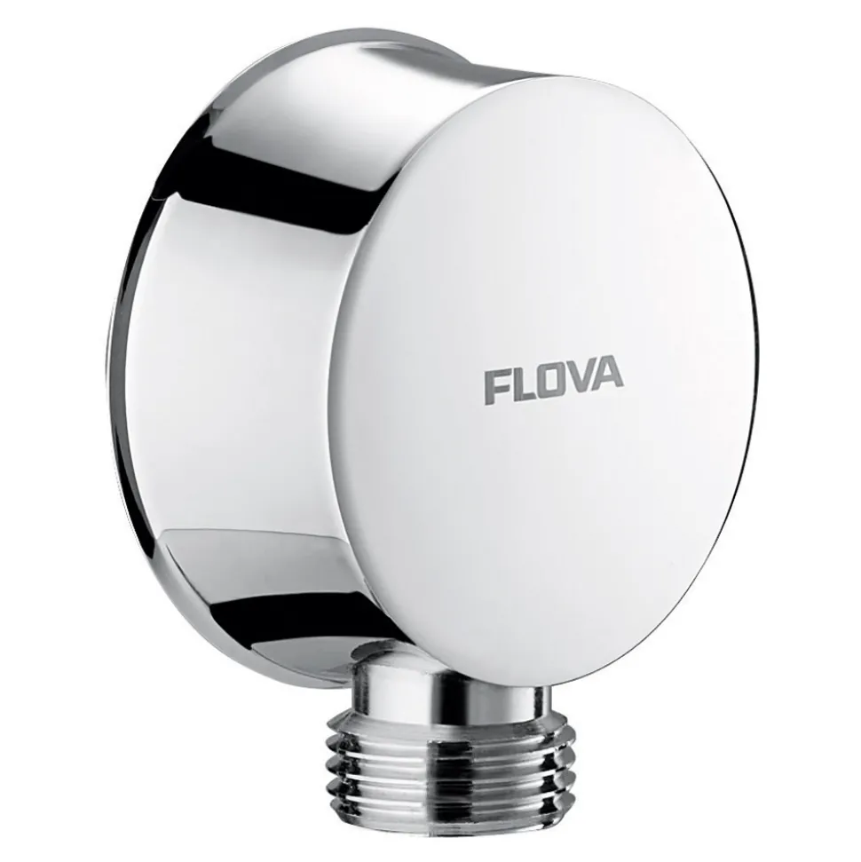 Flova Liberty Wall Outlet Elbow - Chrome