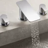 Flova Spring 3 Hole Deck Mounted Bath Mixer Tap