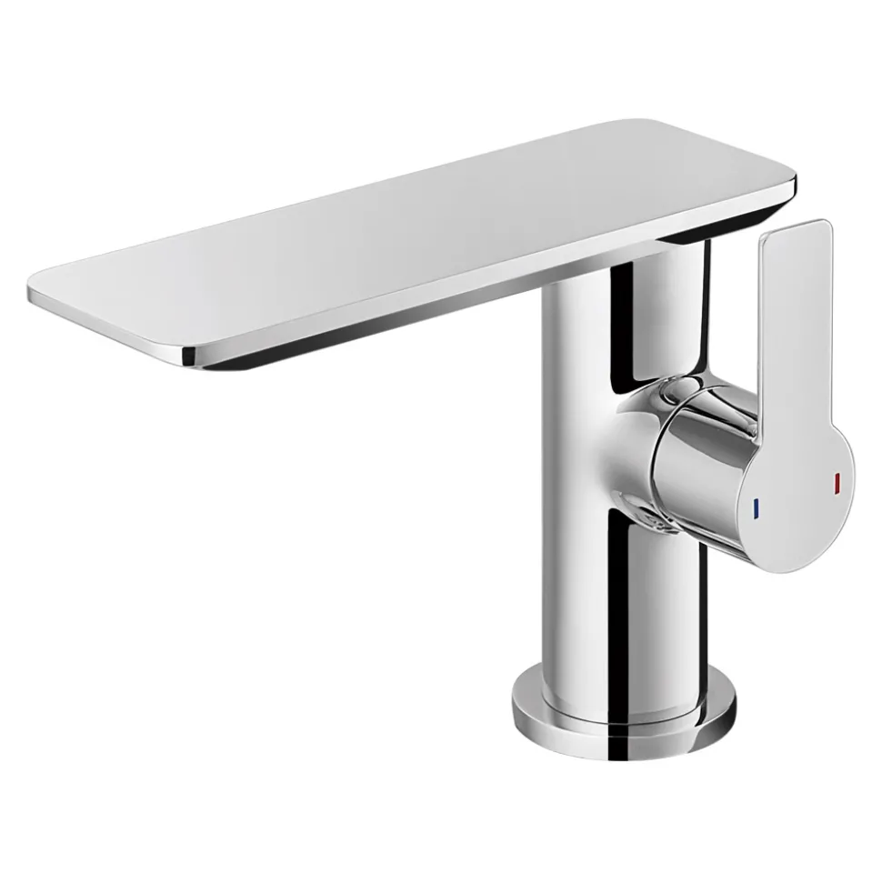 Flova Spring Mono Basin Mixer with Clicker Waste