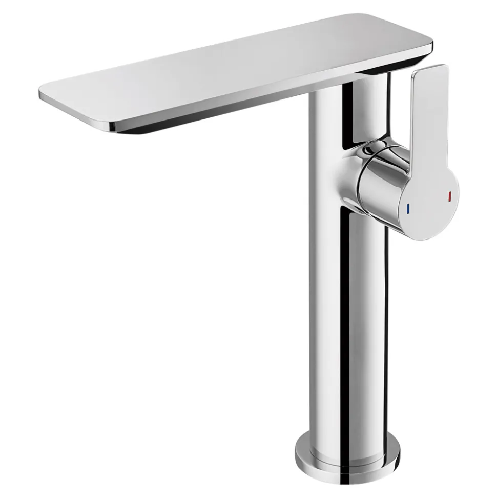Flova Spring Tall Mono Basin Mixer with Clicker Waste