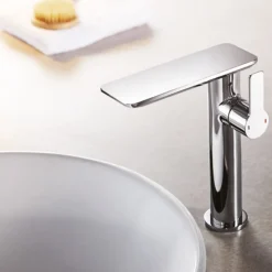 Flova Spring Tall Mono Basin Mixer with Clicker Waste