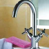 Flova XL Dual Crosshead Handle Monobloc Kitchen Mixer