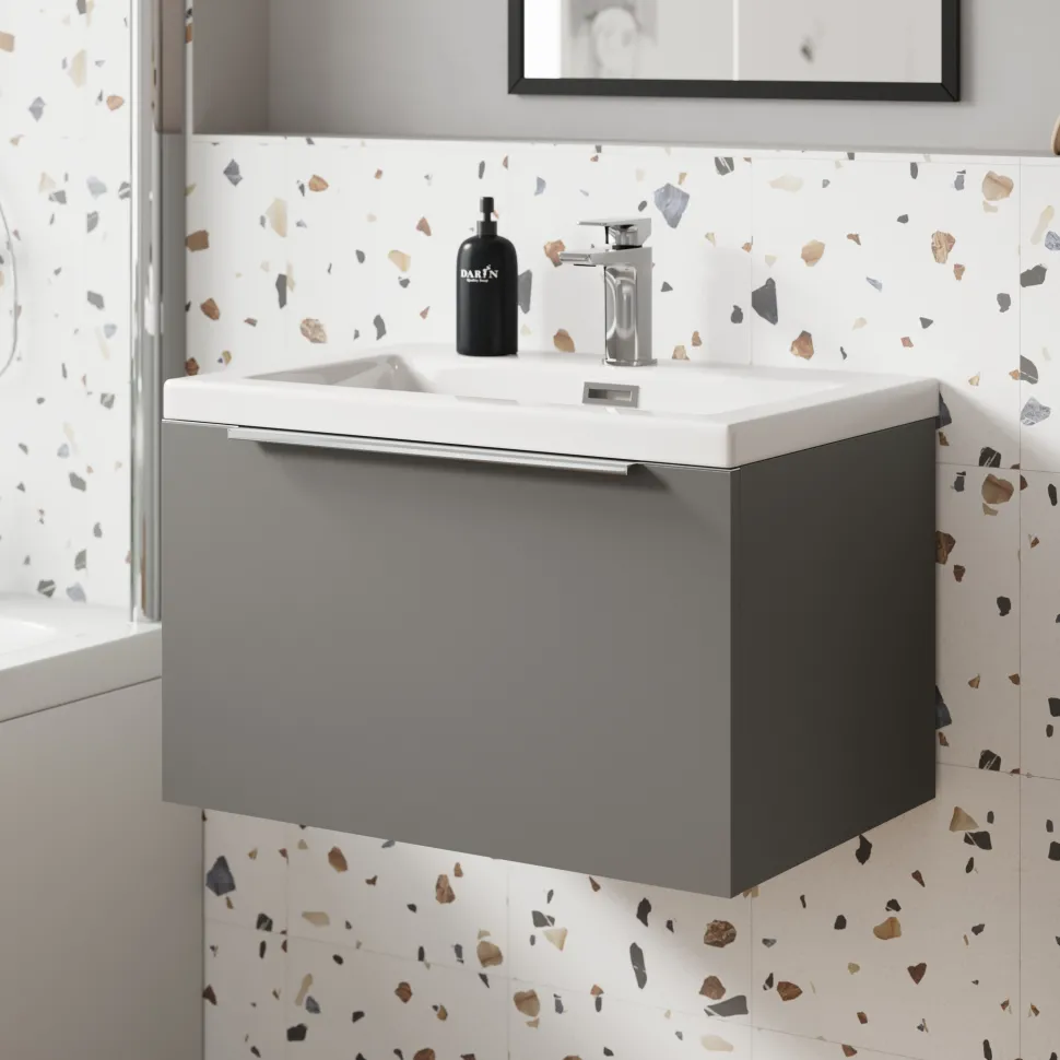 Freddie Brushed Brass Reinforced Shower Bath Suite with Rimless Toilet