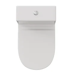 Freddie Brushed Brass Reinforced Shower Bath Suite with Rimless Toilet