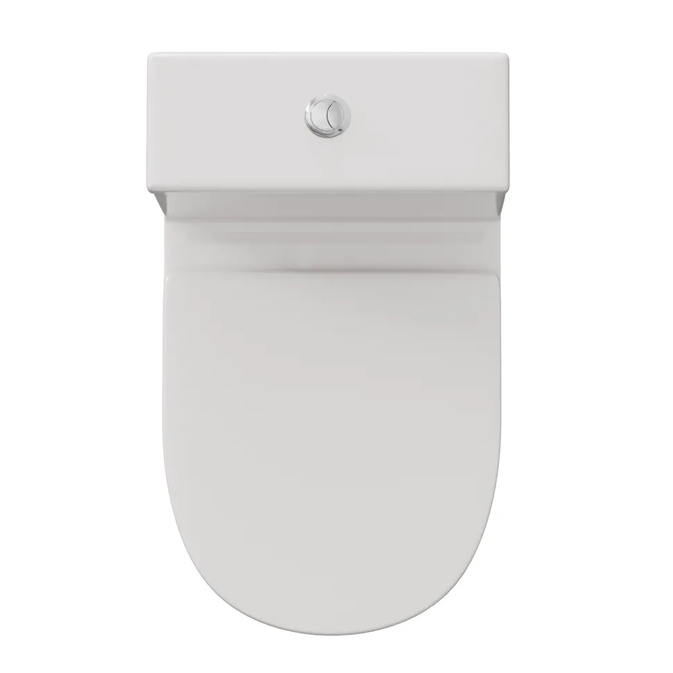 Freddie Brushed Brass Reinforced Shower Bath Suite with Rimless Toilet