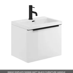 Freddie Matt Black Wrap Over Furniture Handle - 500mm