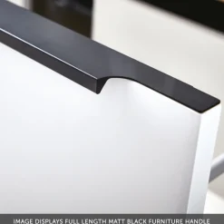 Freddie Matt Black Wrap Over Furniture Handle - 500mm