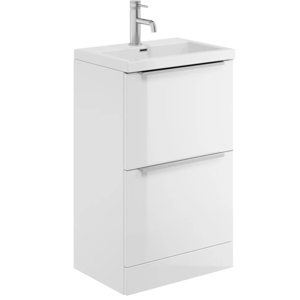 Freddie 500mm Floorstanding Vanity Unit & Basin
