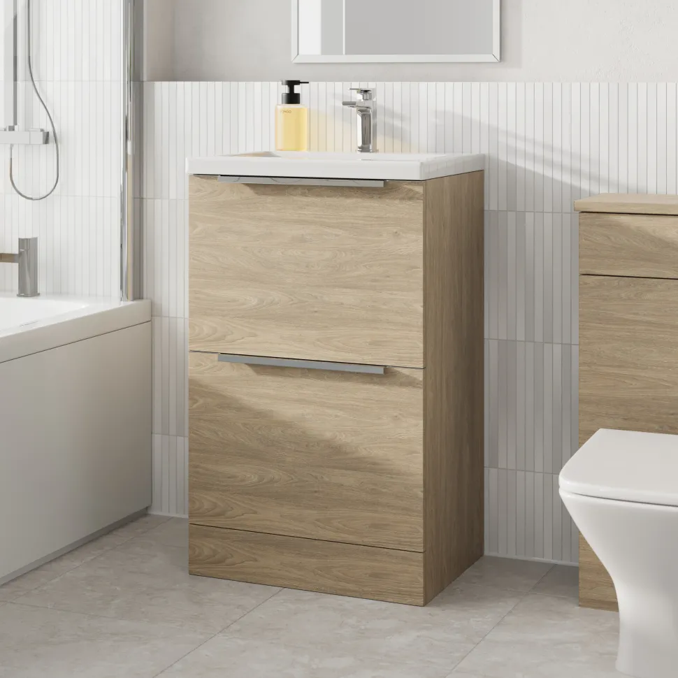 Freddie 500mm Floorstanding Vanity Unit & Basin
