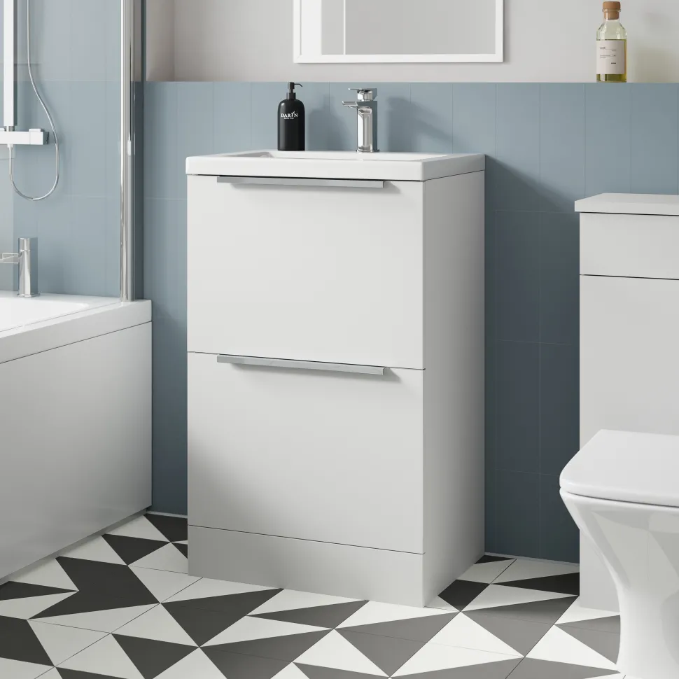 Freddie 500mm Floorstanding Vanity Unit & Basin