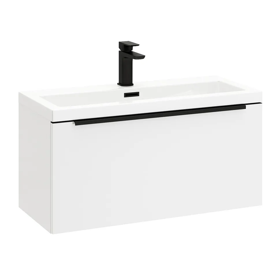 Freddie 800mm Wall Hung Vanity Unit & Basin
