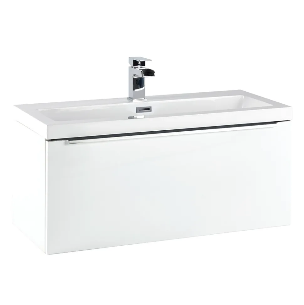 Freddie 800mm Wall Hung Vanity Unit & Basin