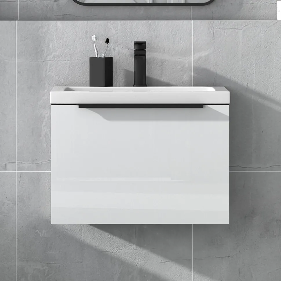 Freddie 500mm Wall Hung Vanity Unit & Basin
