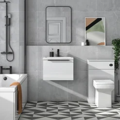 Freddie 500mm Wall Hung Vanity Unit & Basin