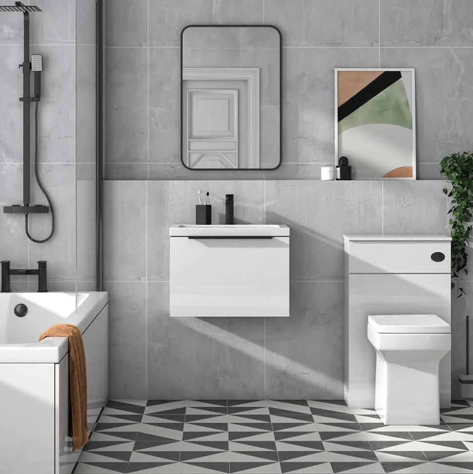 Freddie 500mm Wall Hung Vanity Unit & Basin