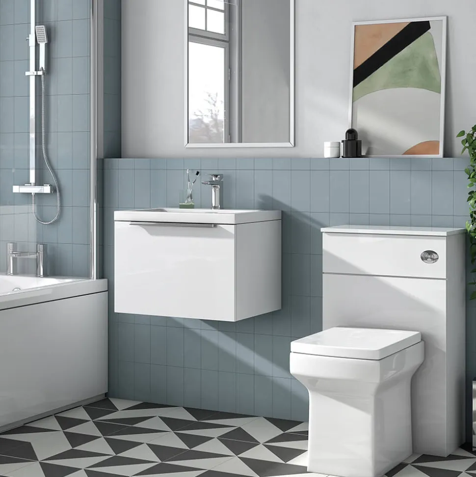 Freddie 500mm Wall Hung Vanity Unit & Basin