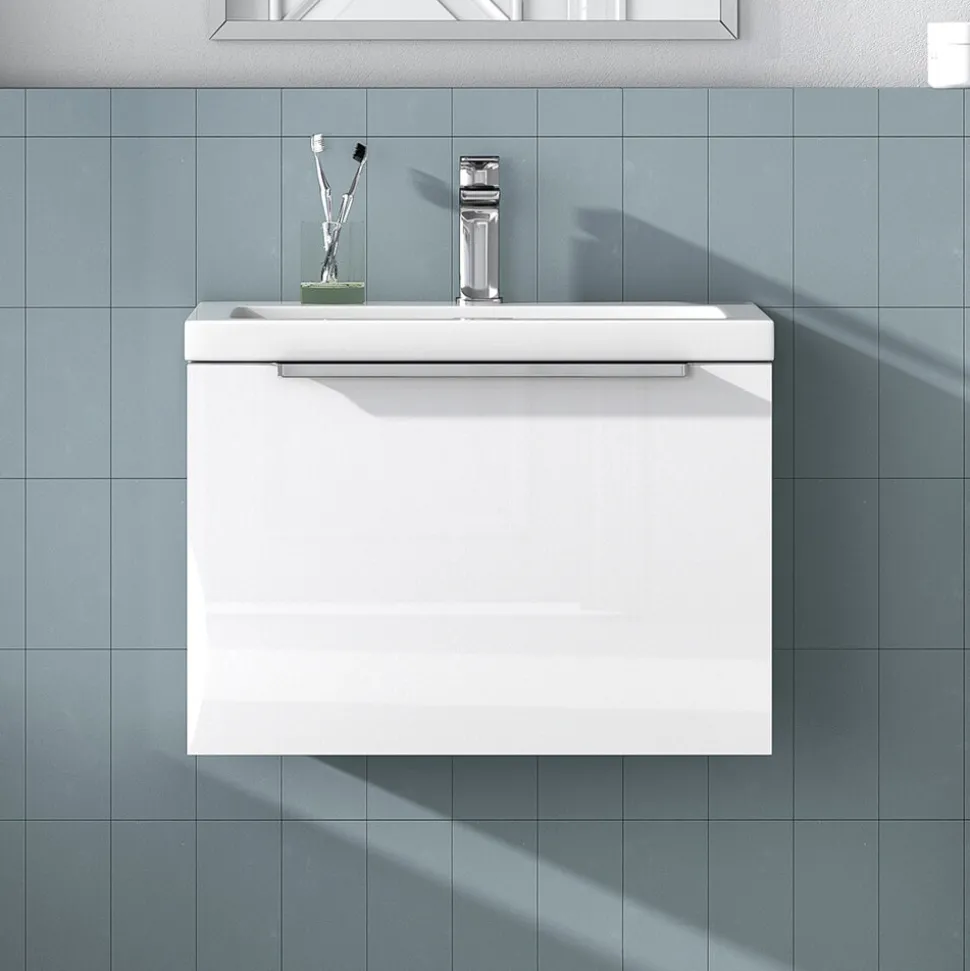Freddie 500mm Wall Hung Vanity Unit & Basin