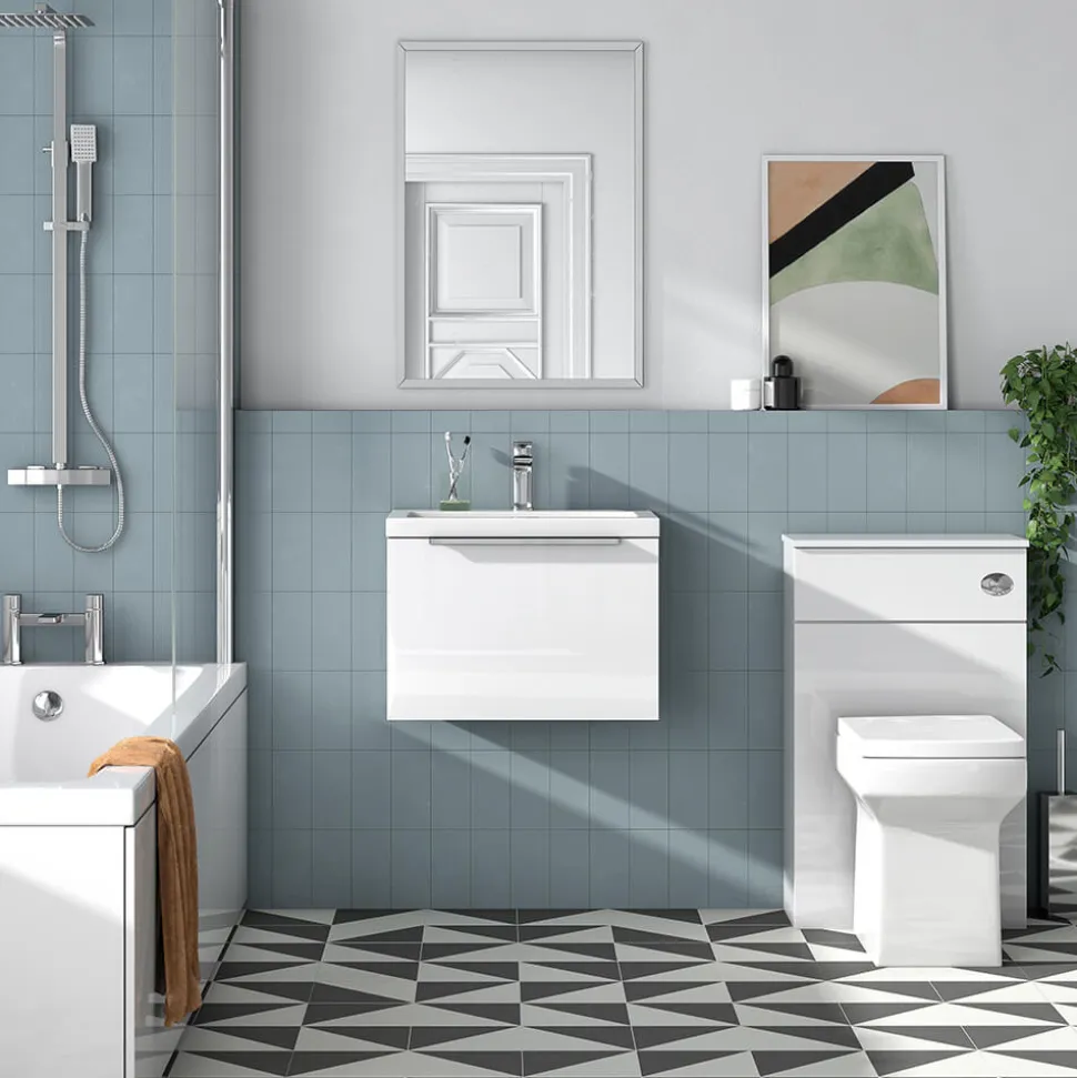 Freddie 500mm Wall Hung Vanity Unit & Basin