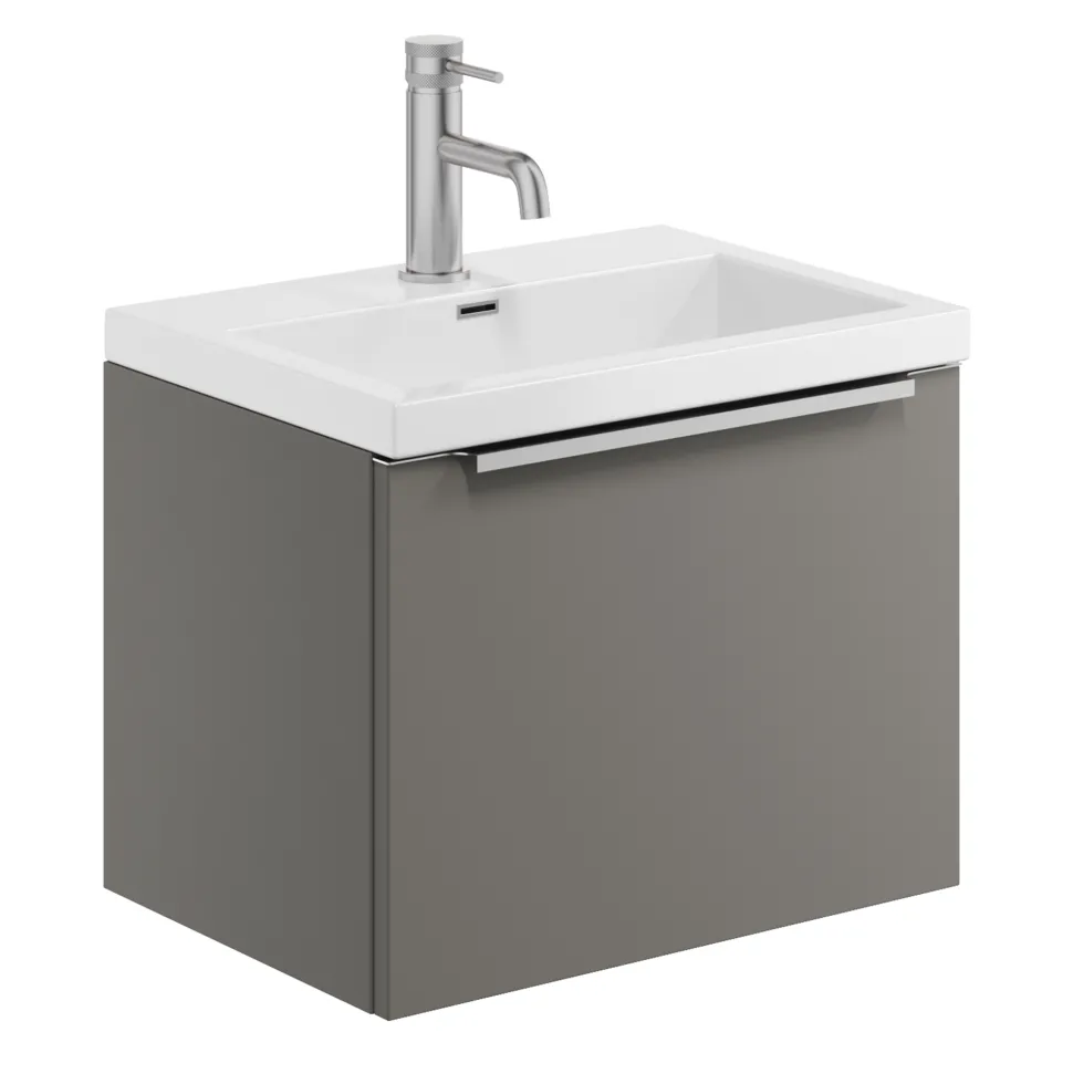 Freddie 500mm Wall Hung Vanity Unit & Basin