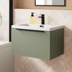 Freddie 600mm Wall Hung Vanity Unit & Basin