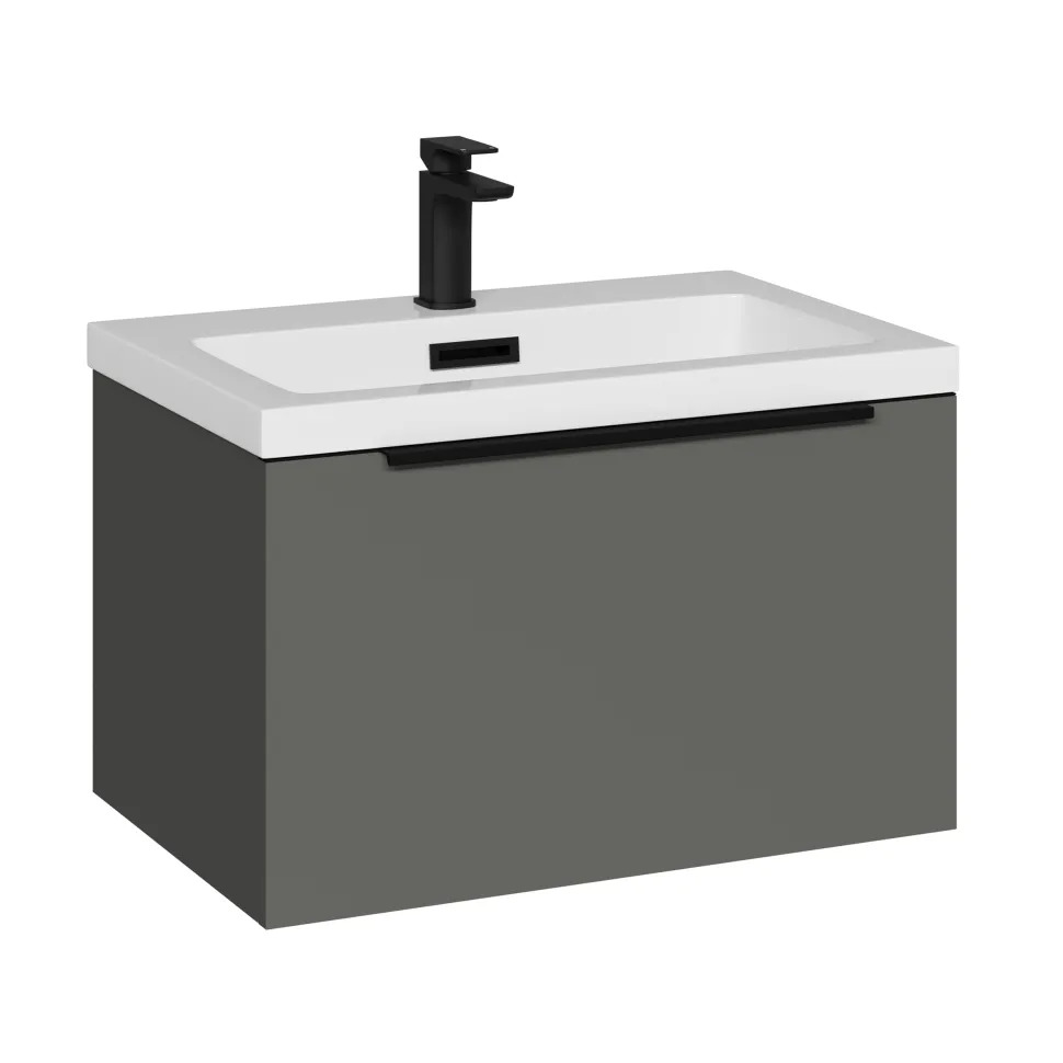 Freddie 600mm Wall Hung Vanity Unit & Basin