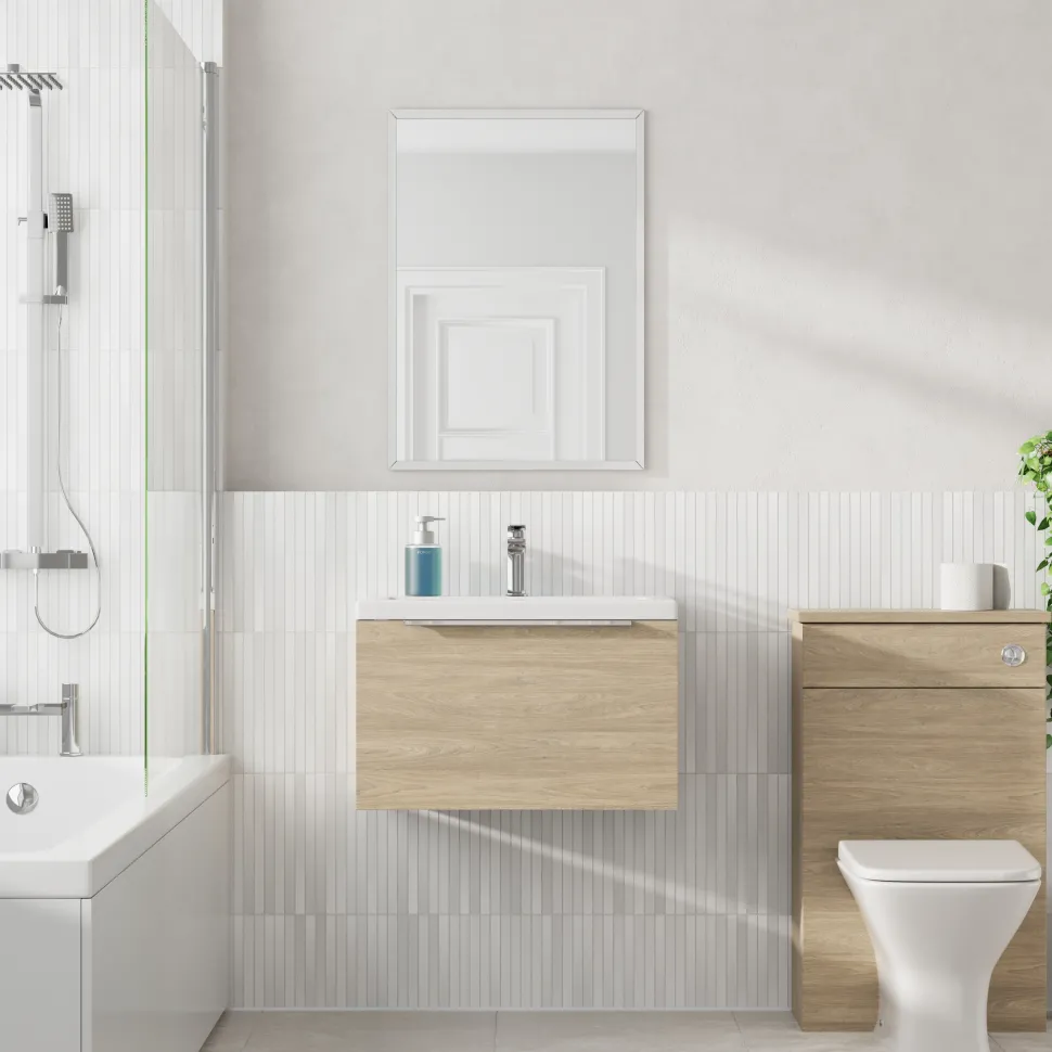 Freddie 600mm Wall Hung Vanity Unit & Basin