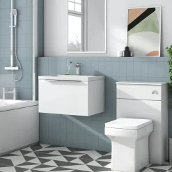 Freddie 600mm Wall Hung Vanity Unit & Basin