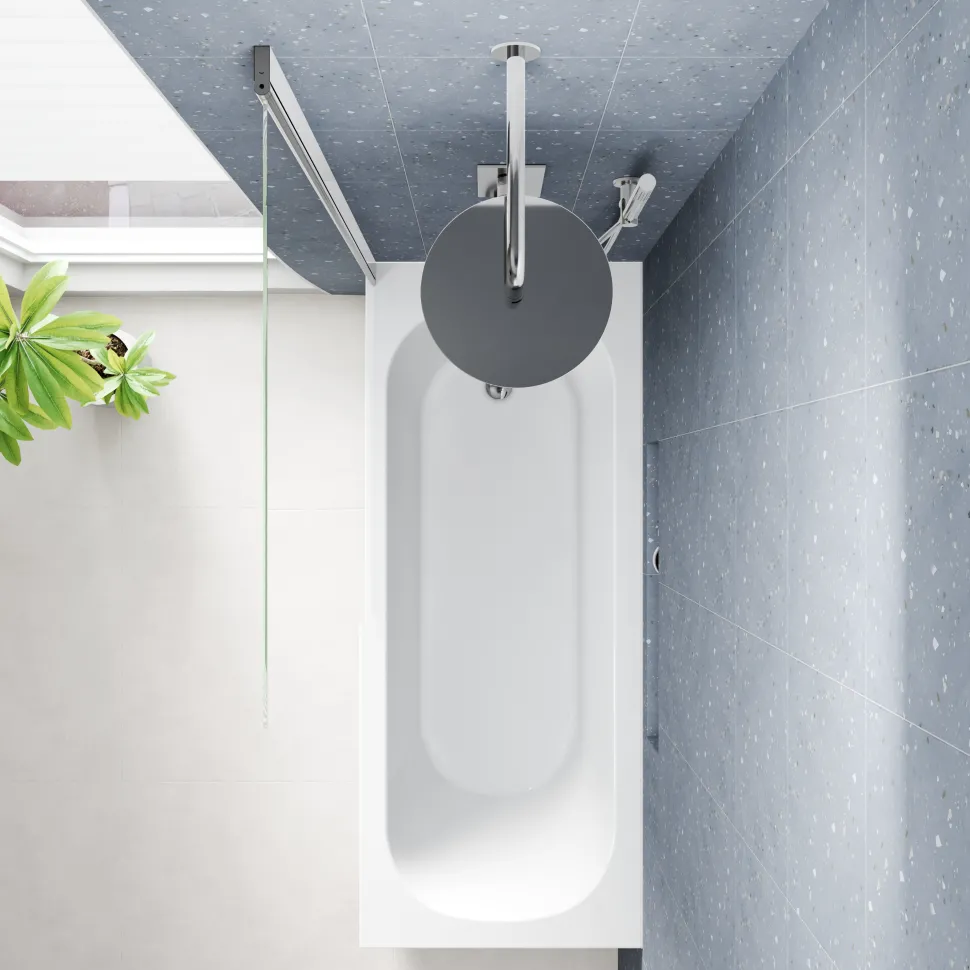 Freddie Reinforced Shower Bath Suite with Back to Wall Toilet