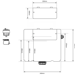 Freddie Reinforced Shower Bath Suite with Back to Wall Toilet