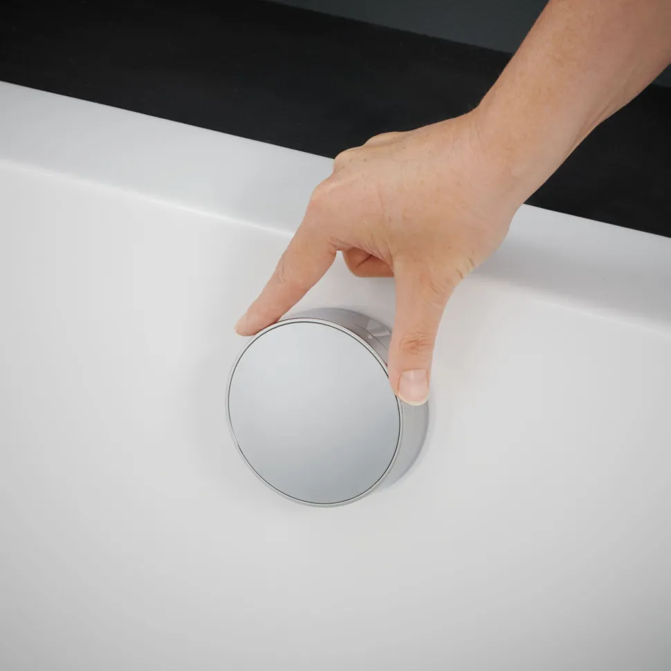 Geberit Chrome Overflow Bath Filler & Pop-up Waste
