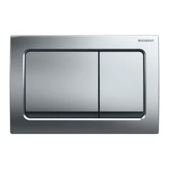 Geberit Duofix 1120mm Concealed Frame & Alpha Cistern with Chrome Dual Flush Plate